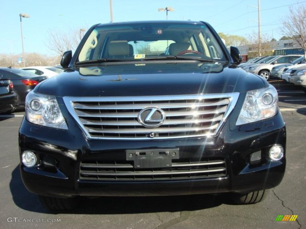 2008 LX 570 - Onyx Black / Cashmere photo #5