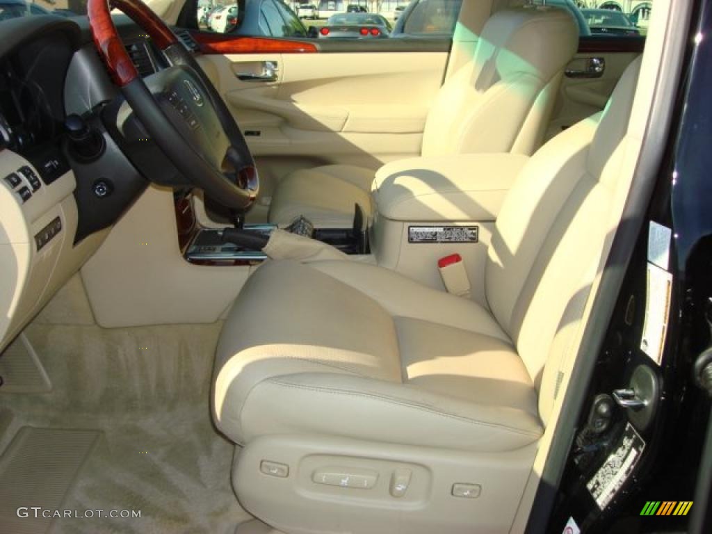 2008 LX 570 - Onyx Black / Cashmere photo #6