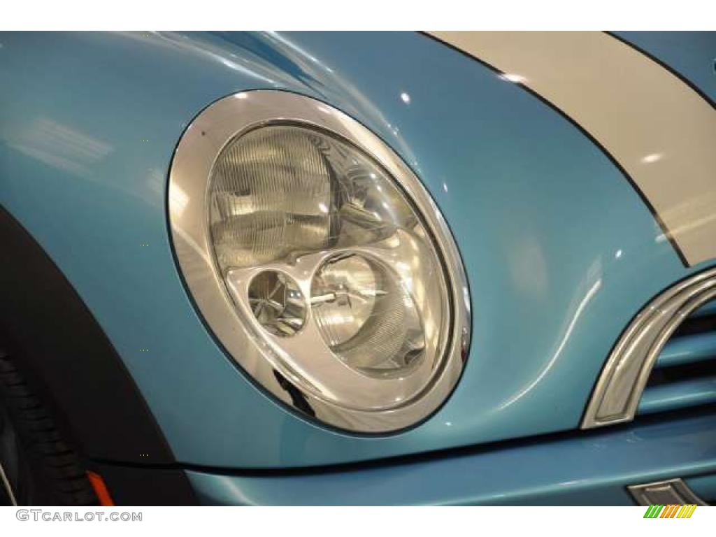 2004 Cooper S Hardtop - Electric Blue Metallic / Panther Black photo #11