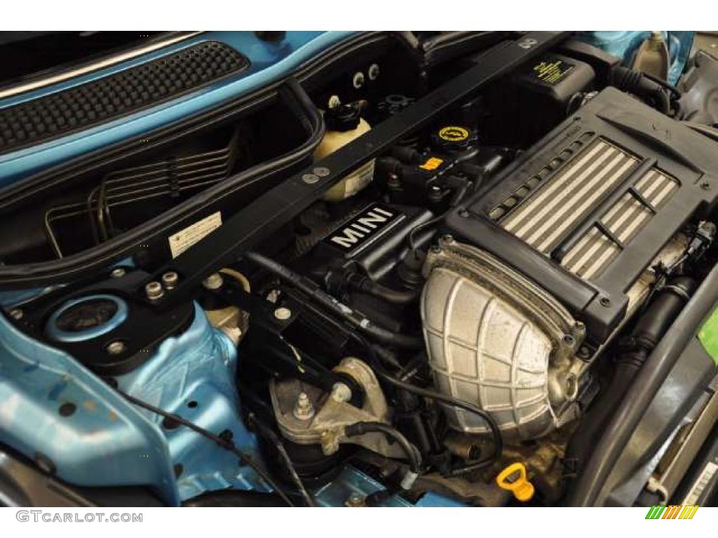 2004 Cooper S Hardtop - Electric Blue Metallic / Panther Black photo #32