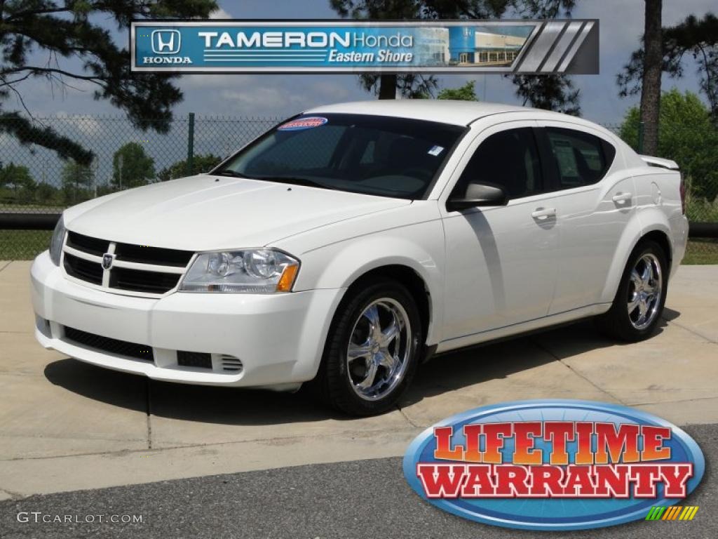 Stone White Dodge Avenger