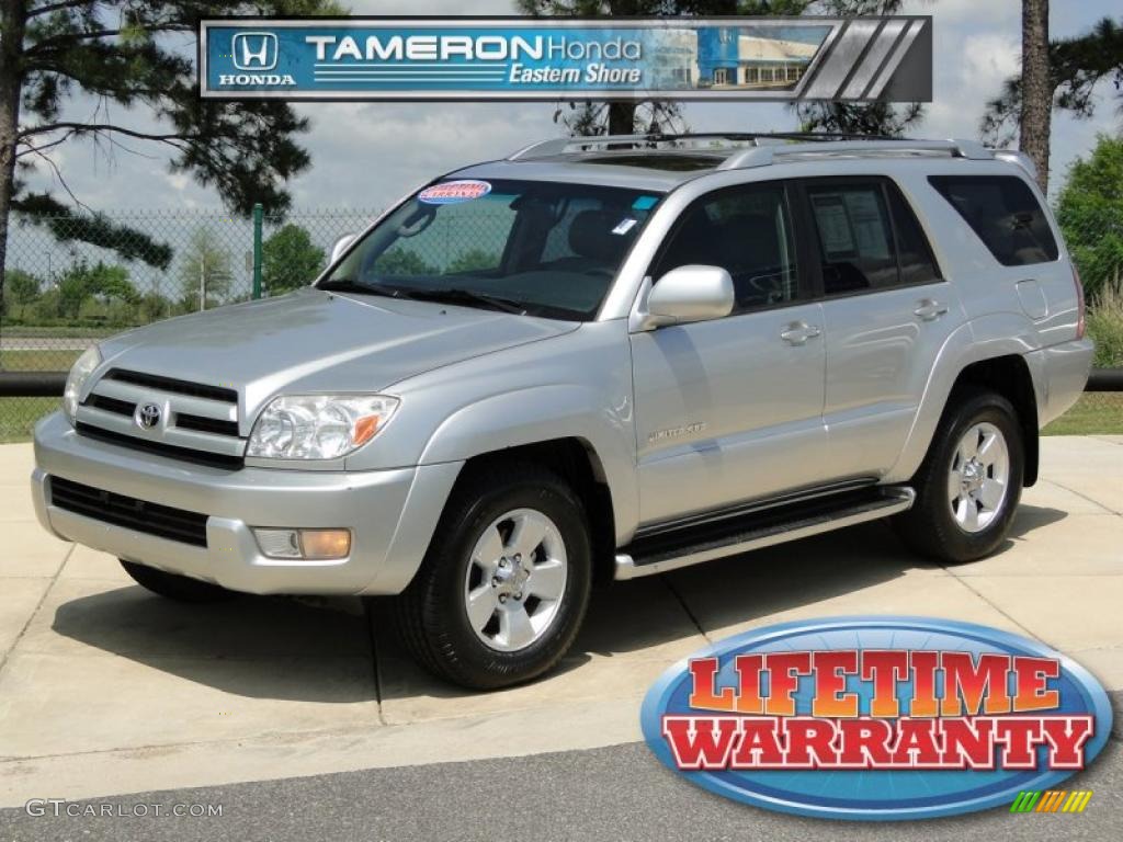 2003 4Runner Limited 4x4 - Titanium Metallic / Stone photo #1