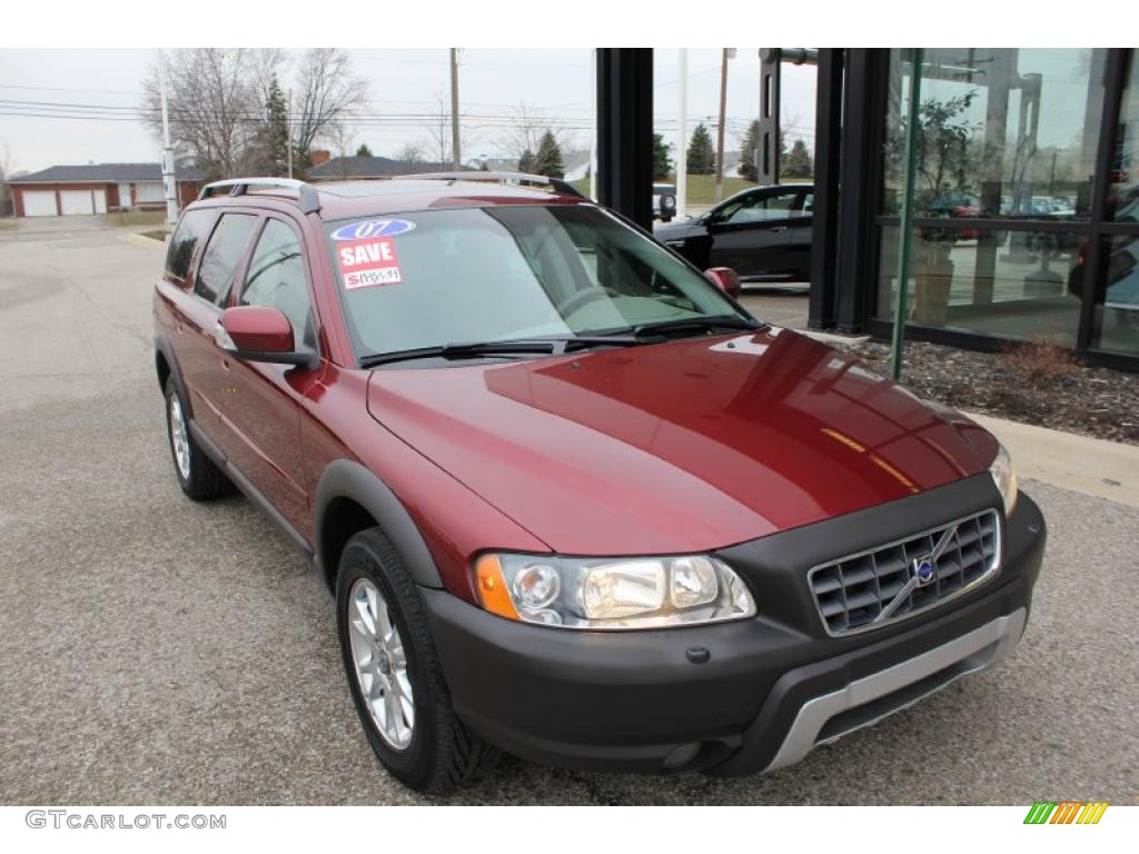 2007 Ruby Red Metallic Volvo XC70 AWD Cross Country