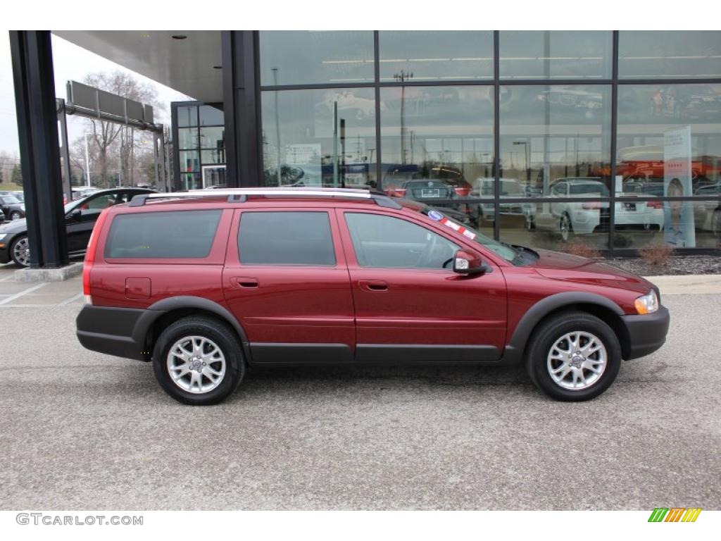 2007 XC70 AWD Cross Country - Ruby Red Metallic / Taupe photo #4