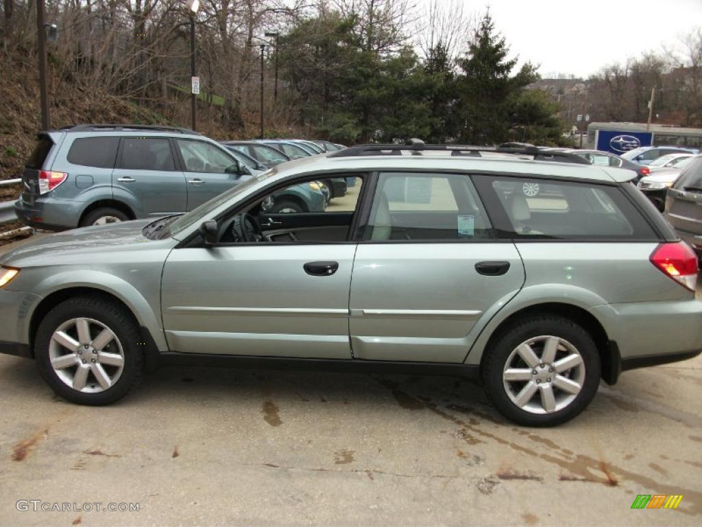 2009 Outback 2.5i Special Edition Wagon - Seacrest Green Metallic / Warm Ivory photo #8