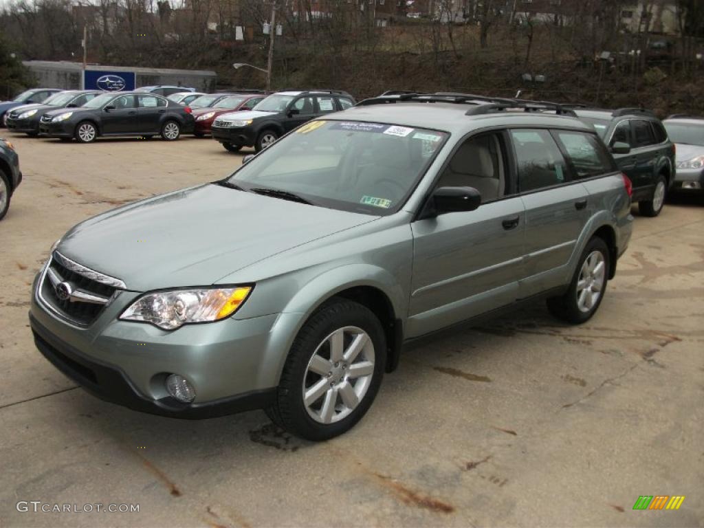 2009 Outback 2.5i Special Edition Wagon - Seacrest Green Metallic / Warm Ivory photo #9