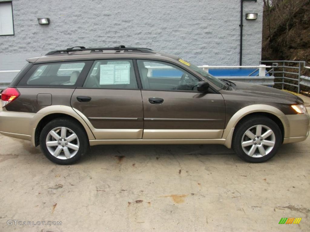 2008 Outback 2.5i Wagon - Deep Bronze Metallic / Warm Ivory photo #4