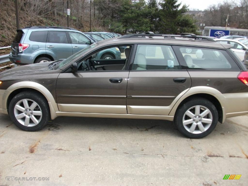 2008 Outback 2.5i Wagon - Deep Bronze Metallic / Warm Ivory photo #8
