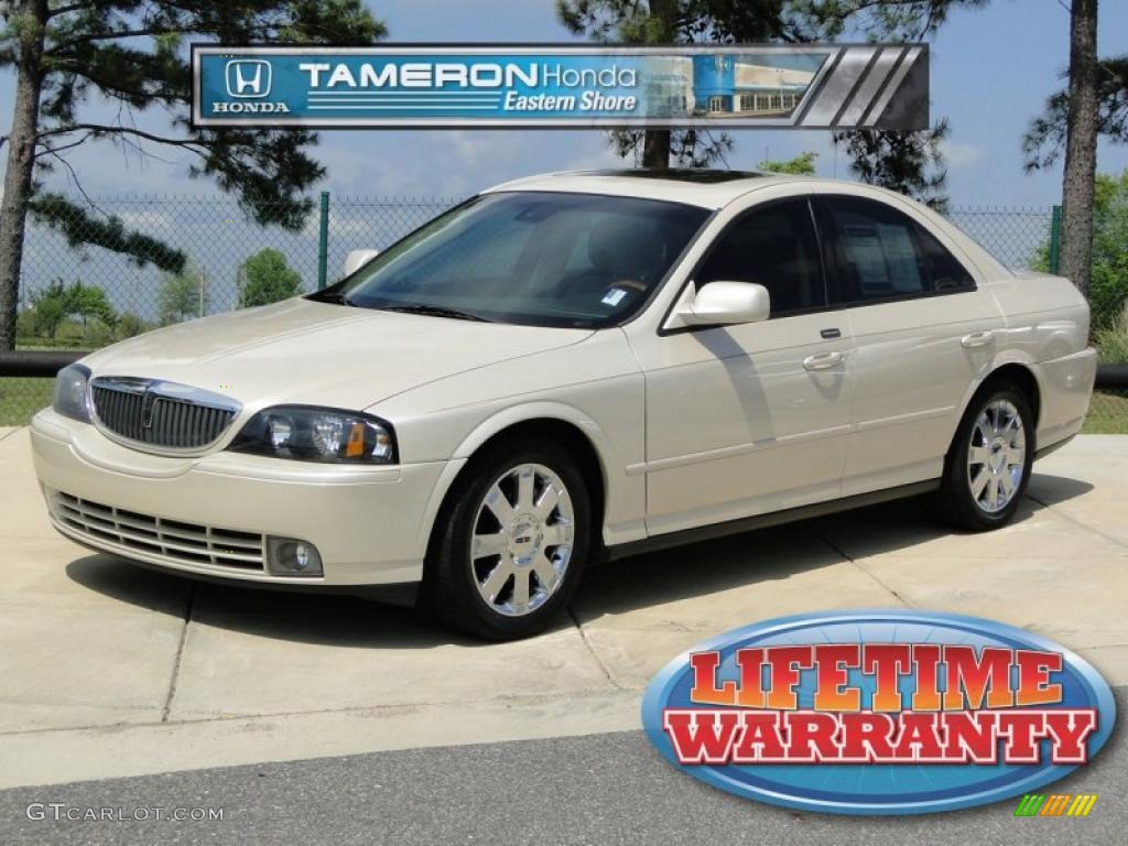 2003 LS V8 - Ivory Parchment Metallic / Espresso/Medium Light Stone photo #1