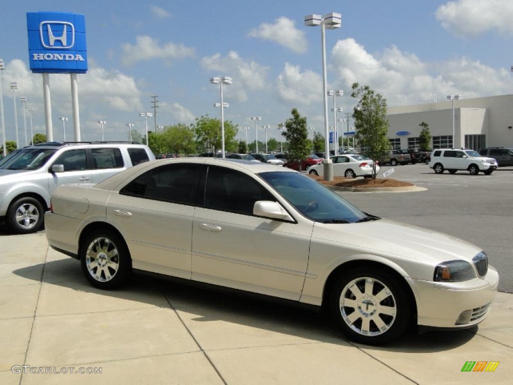 2003 LS V8 - Ivory Parchment Metallic / Espresso/Medium Light Stone photo #3