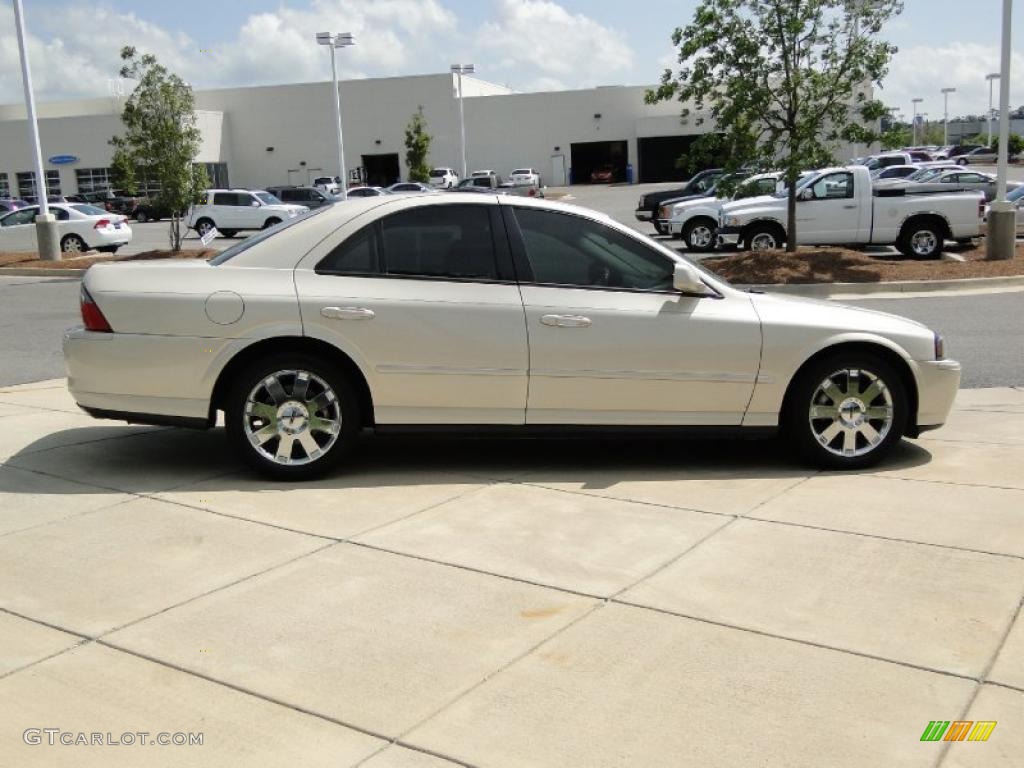 2003 LS V8 - Ivory Parchment Metallic / Espresso/Medium Light Stone photo #4