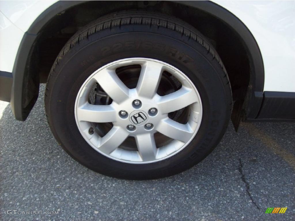 2008 CR-V EX 4WD - Taffeta White / Gray photo #10
