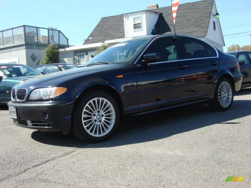 2003 3 Series 330xi Sedan - Orient Blue Metallic / Grey photo #2