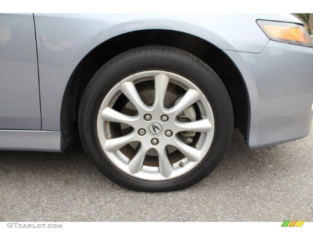 2008 TSX Sedan - Glacier Blue Metallic / Quartz Gray photo #8