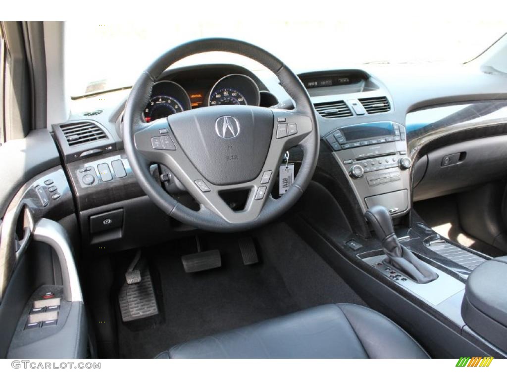 2009 Acura MDX Standard MDX Model Ebony Dashboard Photo #47850527