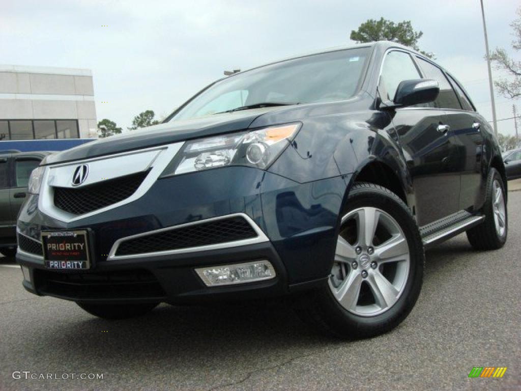 2010 MDX Technology - Bali Blue Pearl / Taupe Gray photo #1