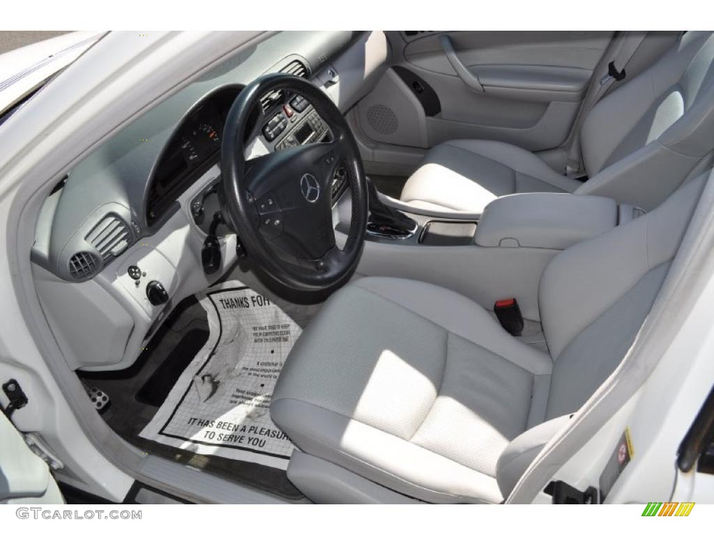 Charcoal Interior 2004 Mercedes-Benz C 320 Sedan Photo #47852258