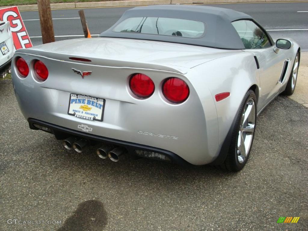 2011 Corvette Grand Sport Convertible - Blade Silver Metallic / Ebony Black/Cashmere photo #2
