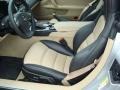 Ebony Black/Cashmere 2011 Chevrolet Corvette Grand Sport Convertible Interior Color