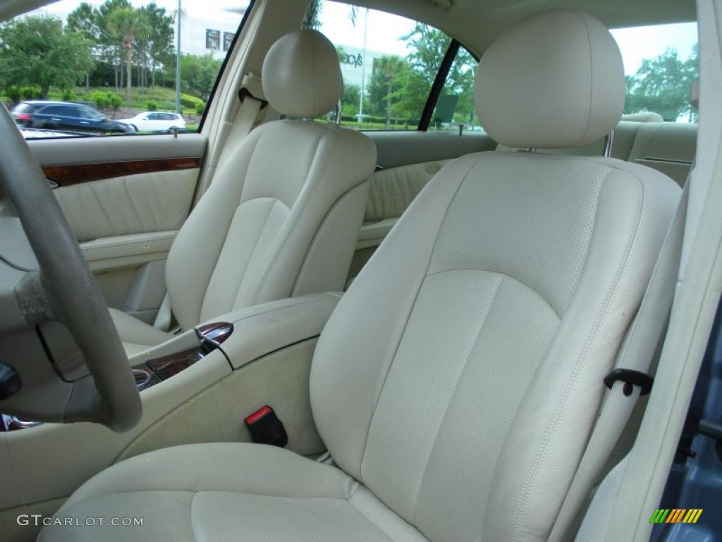 Stone Interior 2004 Mercedes-Benz E 320 4Matic Sedan Photo #47853422