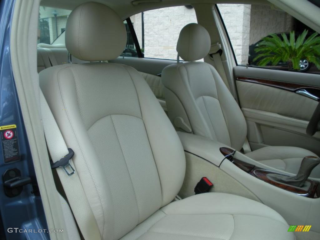 Stone Interior 2004 Mercedes-Benz E 320 4Matic Sedan Photo #47853458