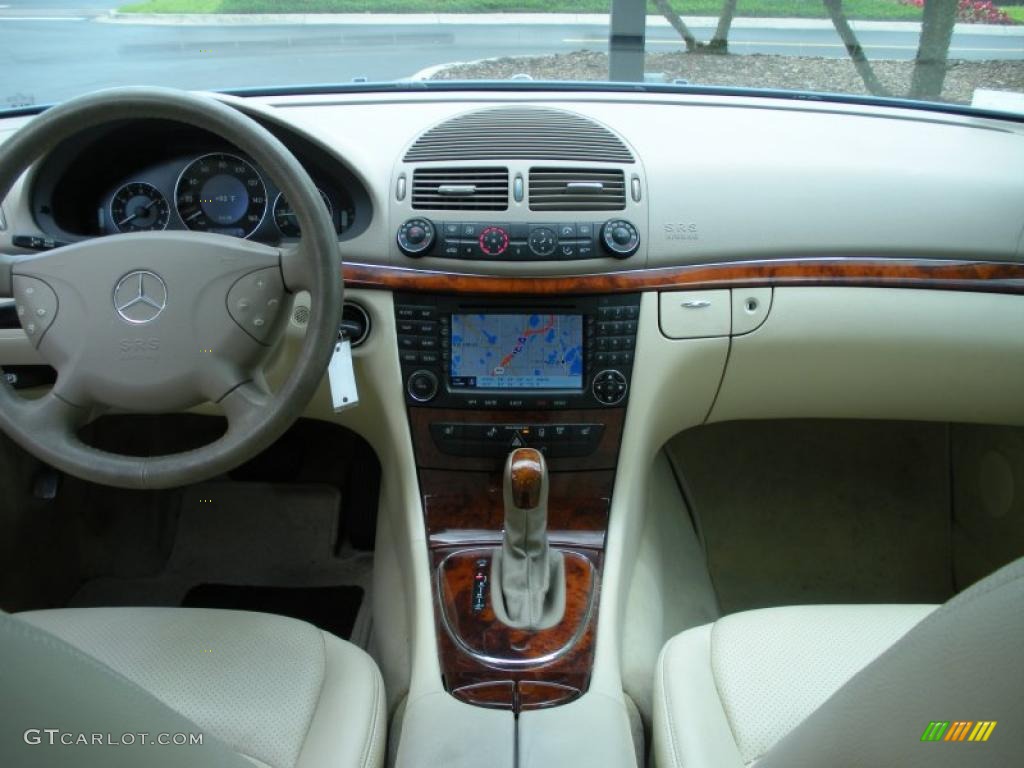 2004 Mercedes-Benz E 320 4Matic Sedan Stone Dashboard Photo #47853470