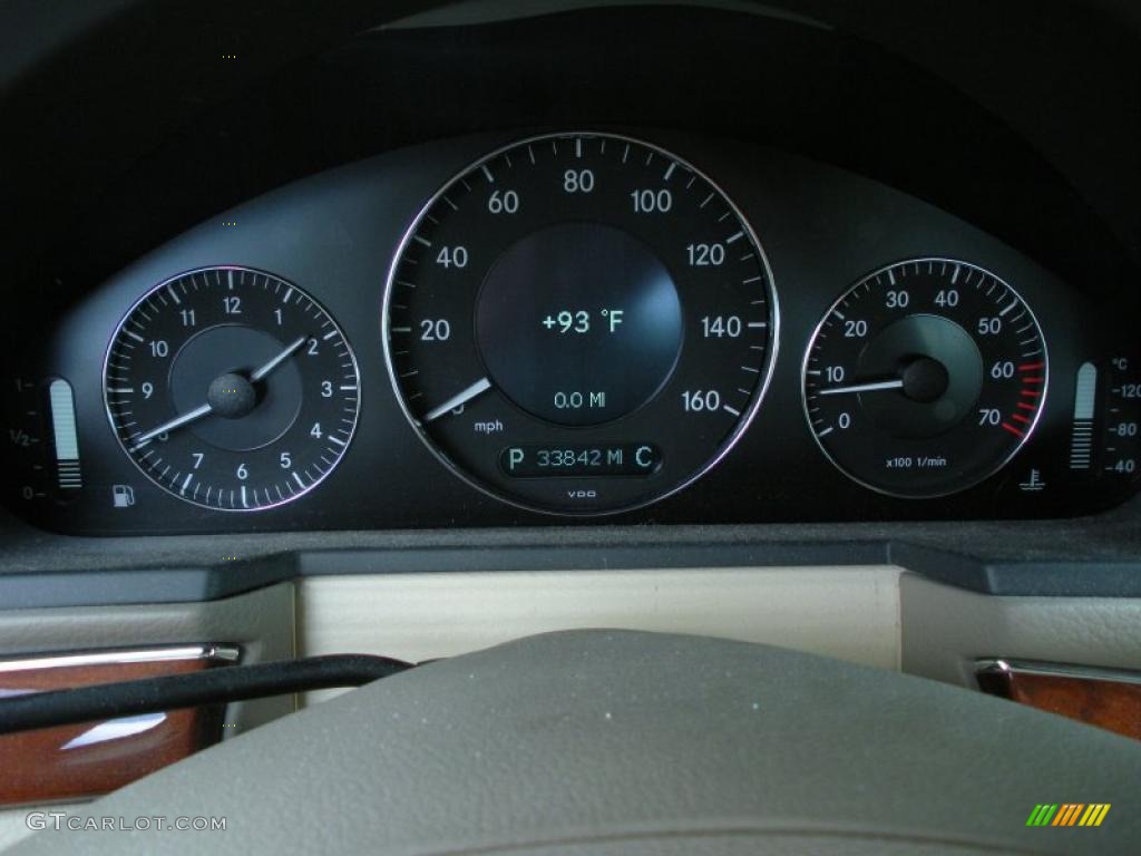 2004 Mercedes-Benz E 320 4Matic Sedan Gauges Photo #47853488