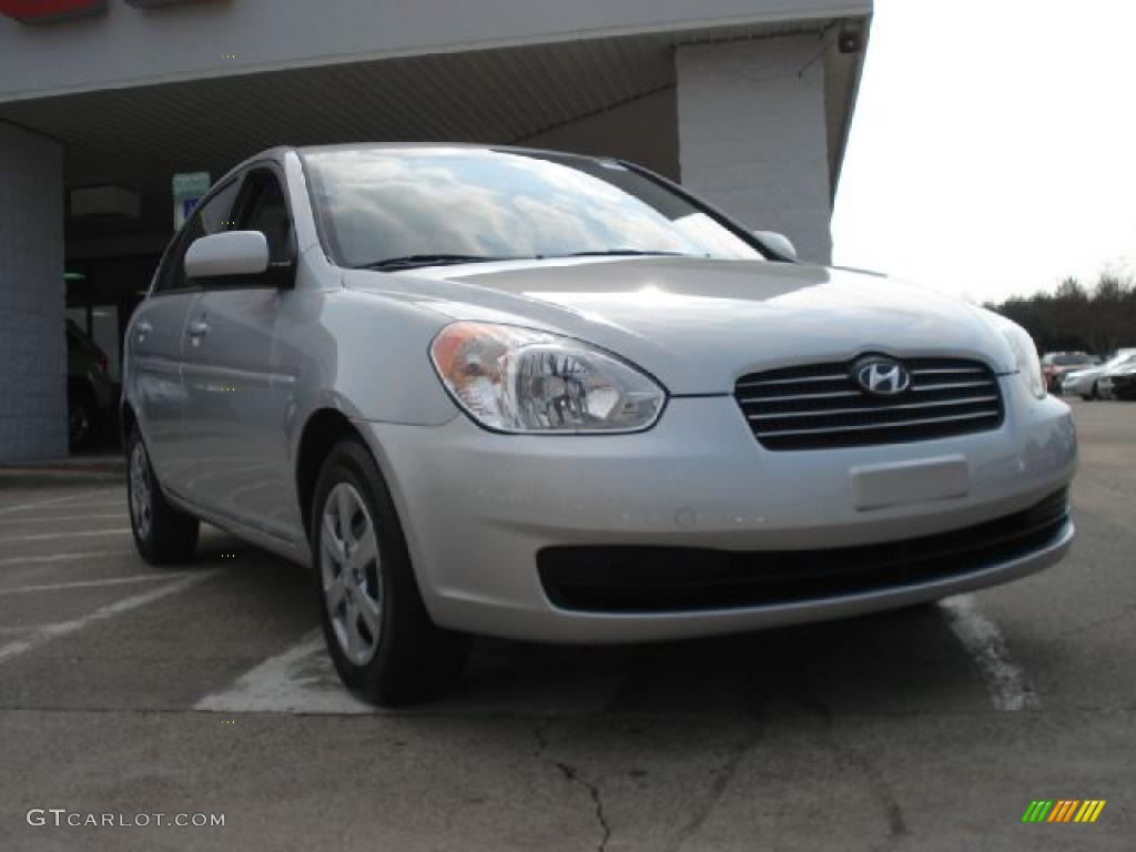 Platinum Silver Hyundai Accent
