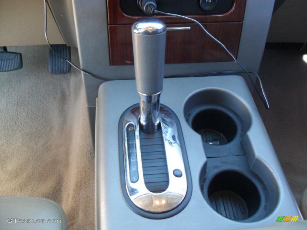2005 F150 Lariat SuperCrew - Medium Wedgewood Blue Metallic / Tan photo #11