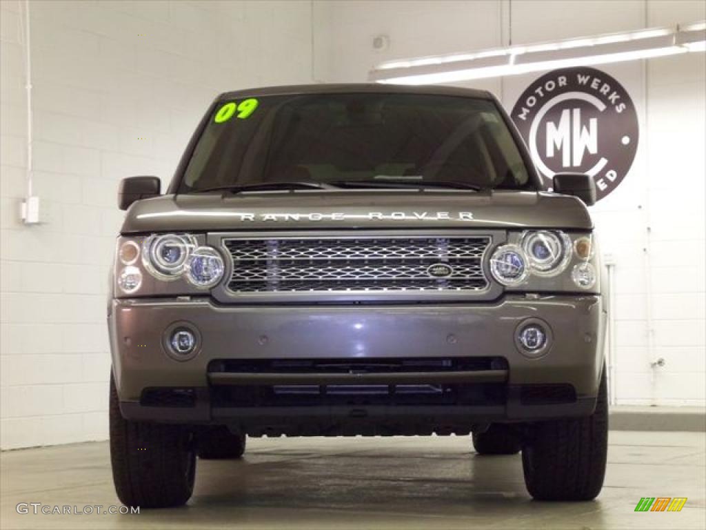 2009 Range Rover Supercharged - Stornoway Grey Metallic / Jet Black/Jet Black photo #2