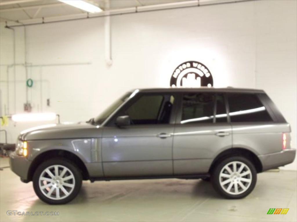 2009 Range Rover Supercharged - Stornoway Grey Metallic / Jet Black/Jet Black photo #5