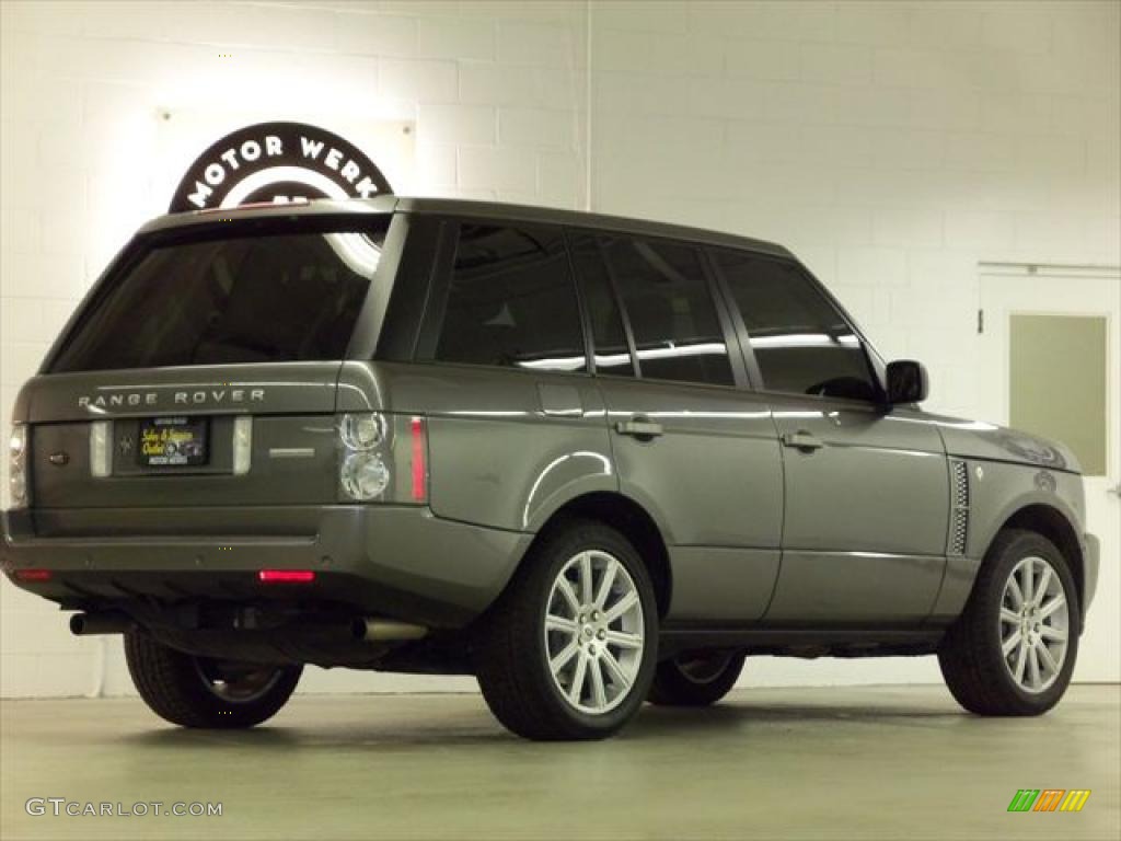 2009 Range Rover Supercharged - Stornoway Grey Metallic / Jet Black/Jet Black photo #7