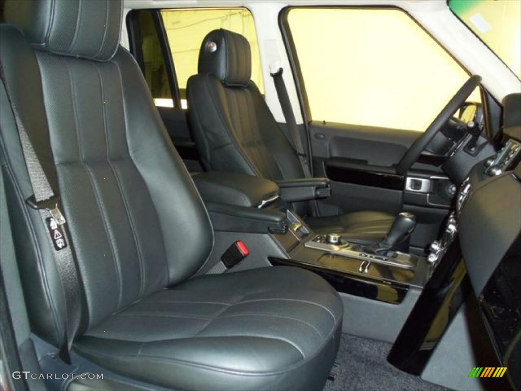 2009 Range Rover Supercharged - Stornoway Grey Metallic / Jet Black/Jet Black photo #25