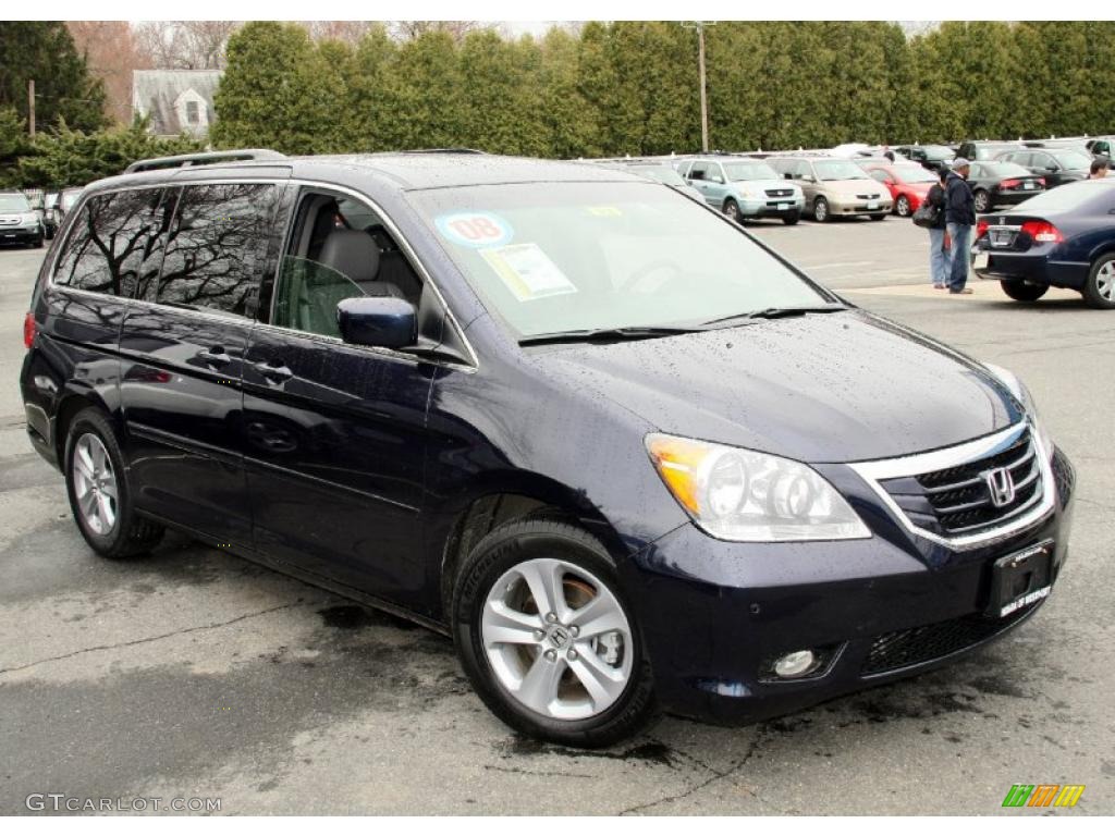 Baltic Blue Pearl 2008 Honda Odyssey Touring Exterior Photo #47859277