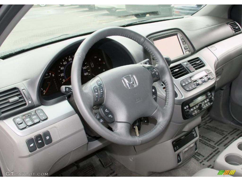 2008 Honda Odyssey Touring Gray Dashboard Photo #47859310