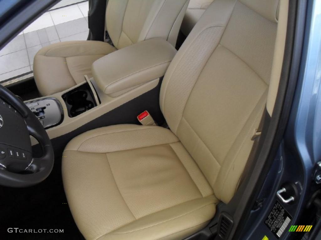 Beige Interior 2009 Hyundai Genesis 3.8 Sedan Photo #47859991