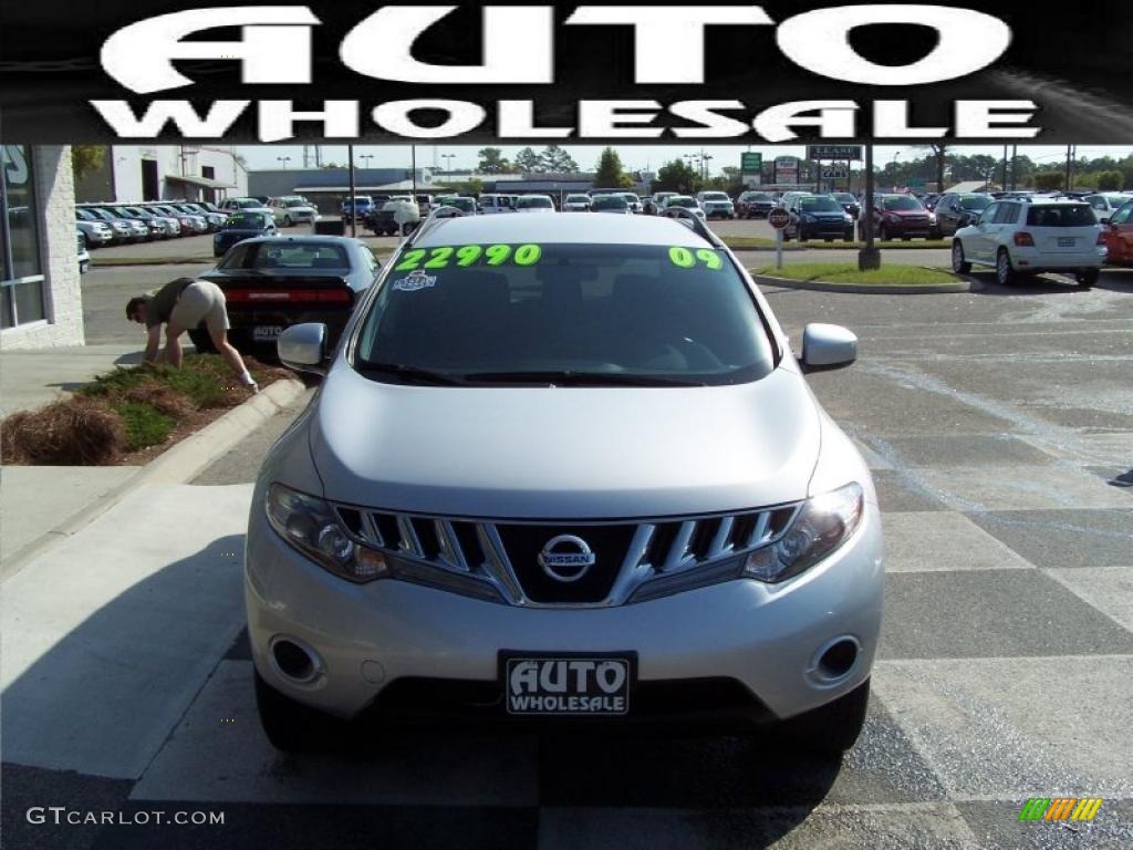 2009 Murano S AWD - Brilliant Silver Metallic / Black photo #2