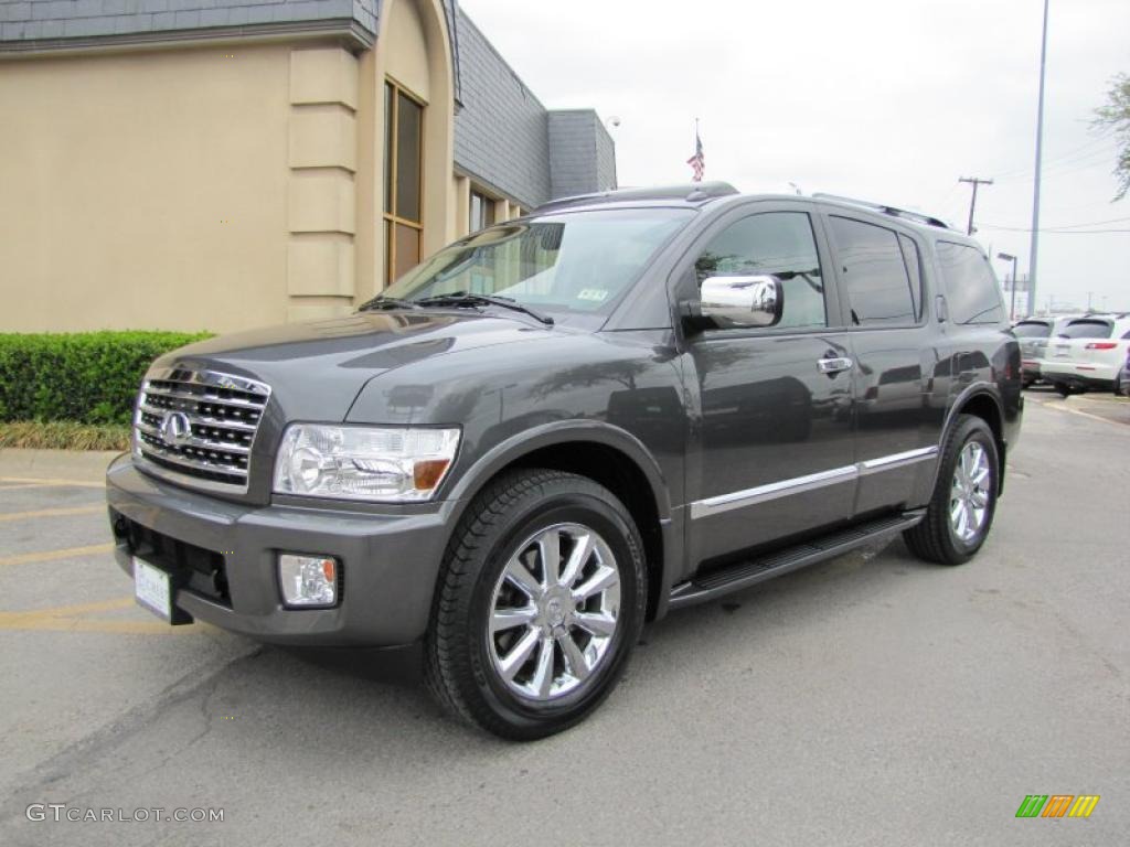 Silver Graphite Gray 2008 Infiniti QX 56 Exterior Photo #47862703