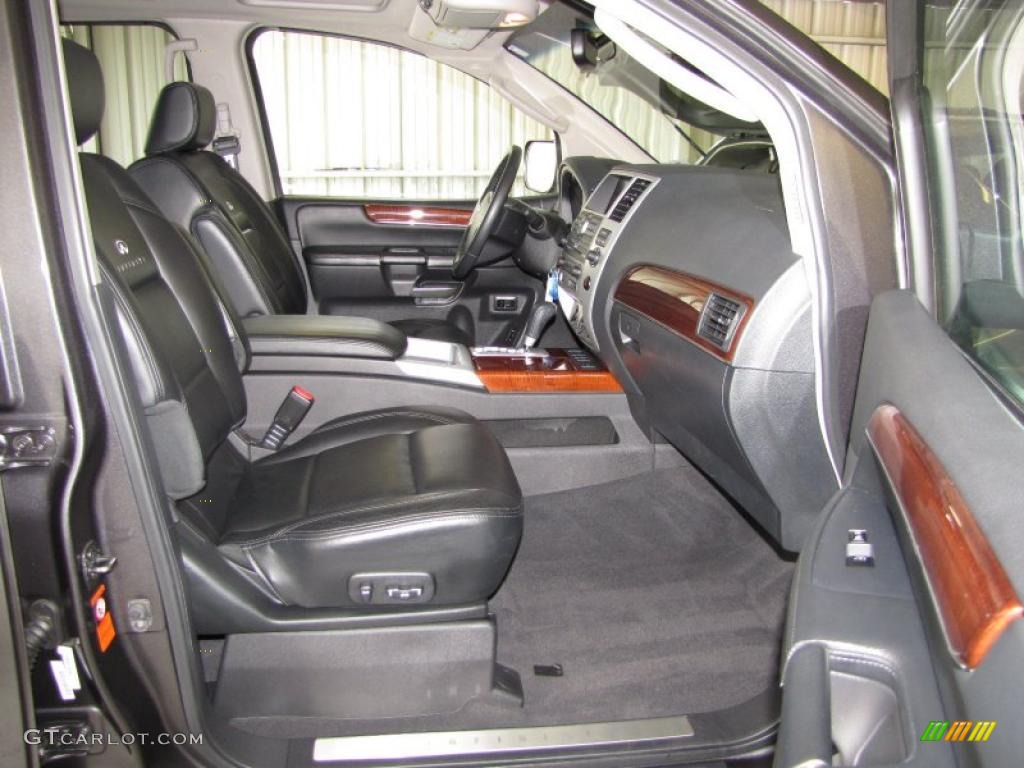 Charcoal Interior 2008 Infiniti QX 56 Photo #47862796