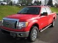 2011 Race Red Ford F150 XLT SuperCrew 4x4  photo #2