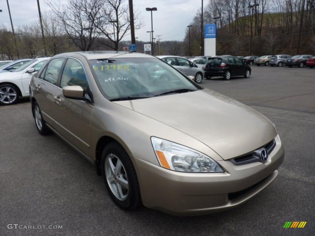 2003 Accord EX Sedan - Desert Mist Metallic / Ivory photo #5