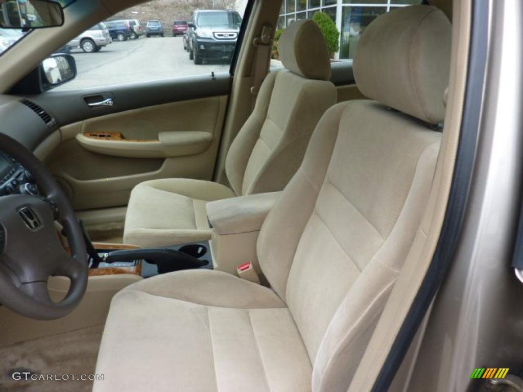 2003 Accord EX Sedan - Desert Mist Metallic / Ivory photo #8