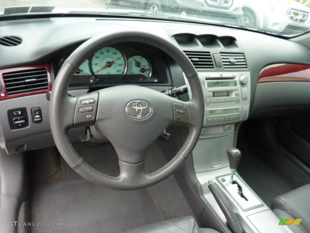 Dark Stone Gray Interior 2004 Toyota Solara Sle Coupe Photo