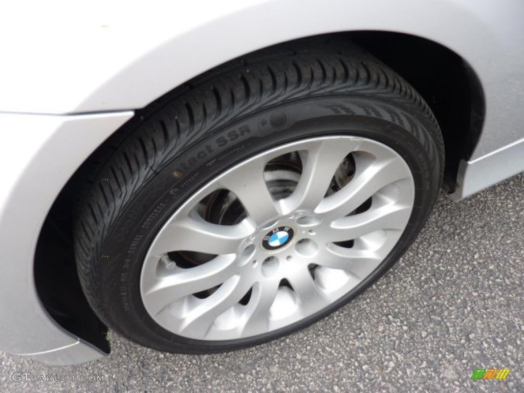 2007 3 Series 335xi Sedan - Titanium Silver Metallic / Black photo #7