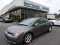 2008 Galaxy Gray Metallic Honda Civic EX-L Coupe  photo #1