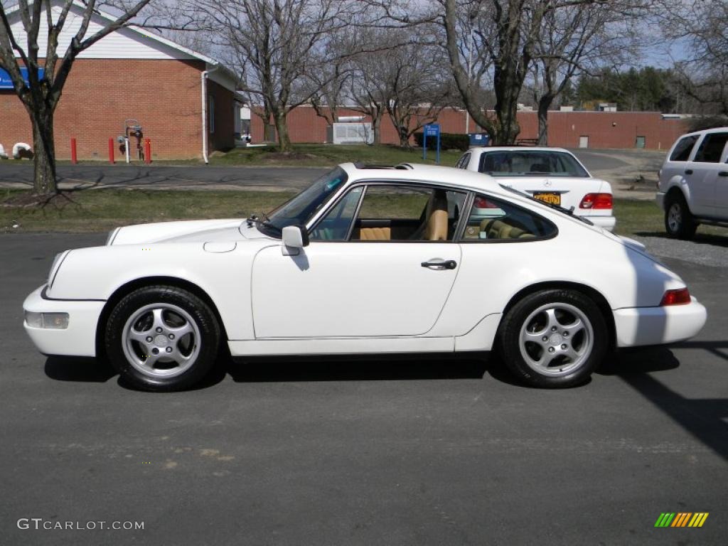 Grand Prix White 1991 Porsche 911 Carrera 4 Coupe Exterior Photo #47869409