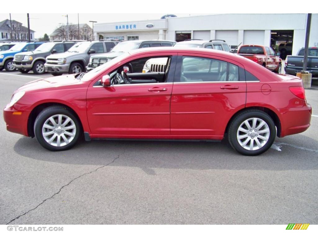 2010 Sebring Limited Sedan - Inferno Red Crystal Pearl / Dark Slate Gray photo #8