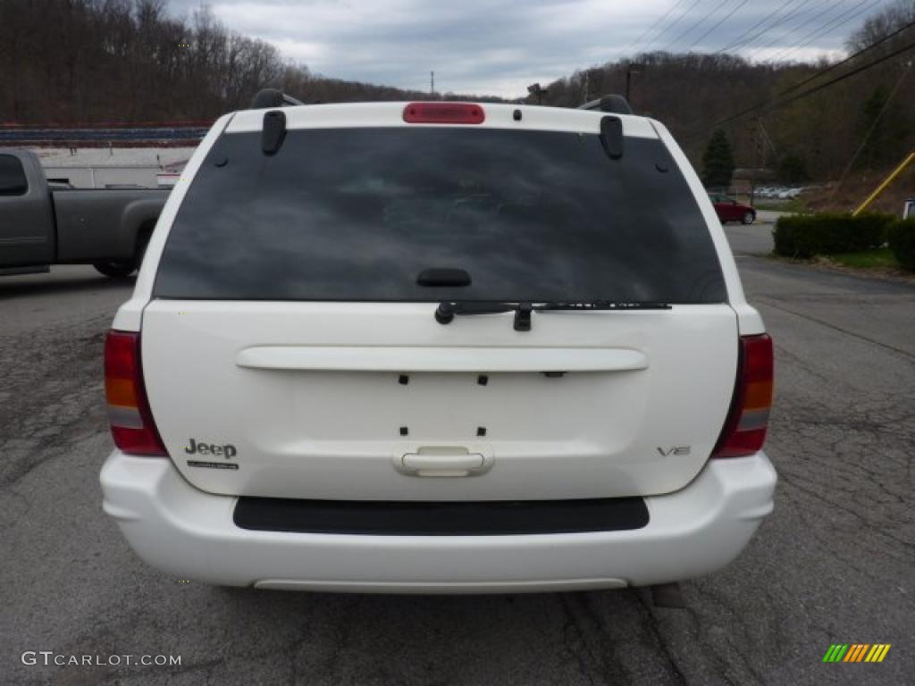 2004 Grand Cherokee Limited 4x4 - Stone White / Taupe photo #3