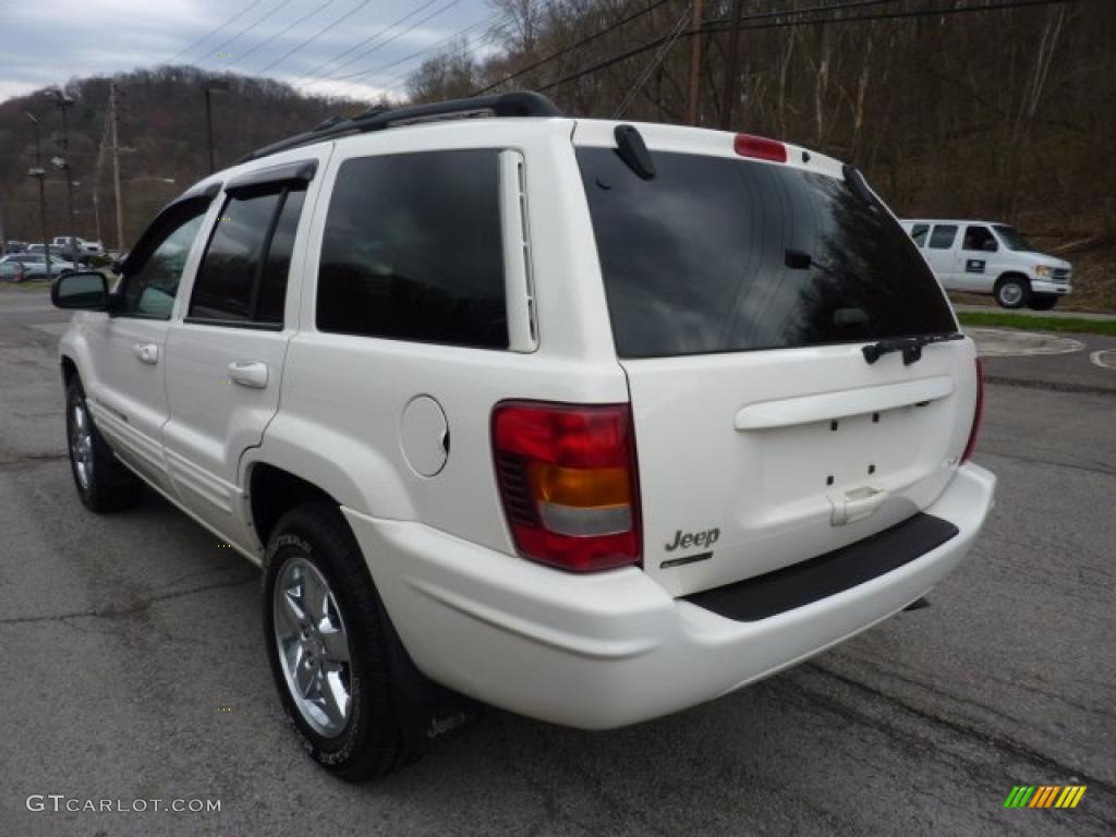 2004 Grand Cherokee Limited 4x4 - Stone White / Taupe photo #4