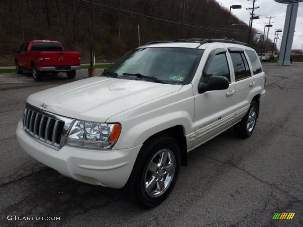 2004 Grand Cherokee Limited 4x4 - Stone White / Taupe photo #5